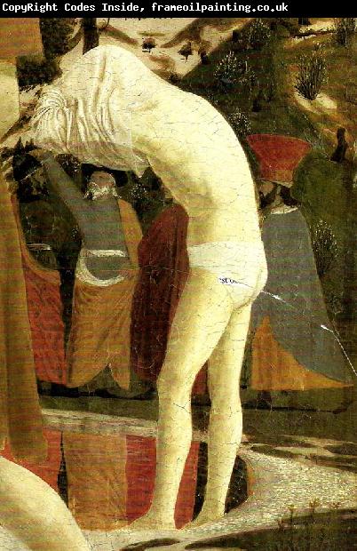 Piero della Francesca details from the baptism of chist